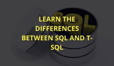 Learn the differences between SQL and T-SQL.