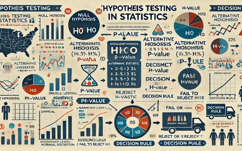 Process and Types of Hypothesis Testing in Statistics