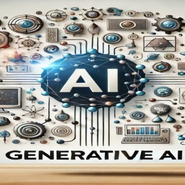 lustration of Generative AI concept