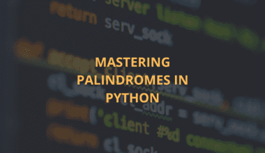 Plaindromes in Python