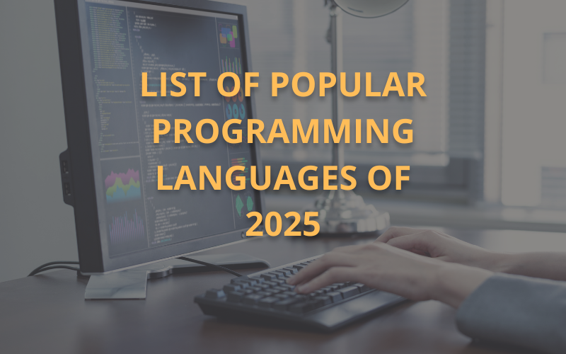 Programming Languages List of 2025 for Everyone