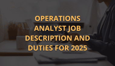 Operations Analyst Job