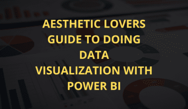 Aesthetic lovers guide to doing data visualization with Power BI.